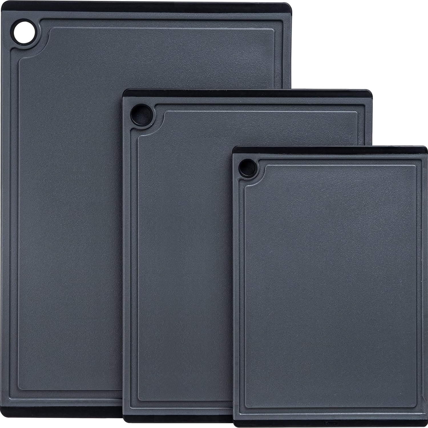 Plastic Cutting Coards for Kitchen, 3-Piece Large Cutting Board Set Dishwasher S...