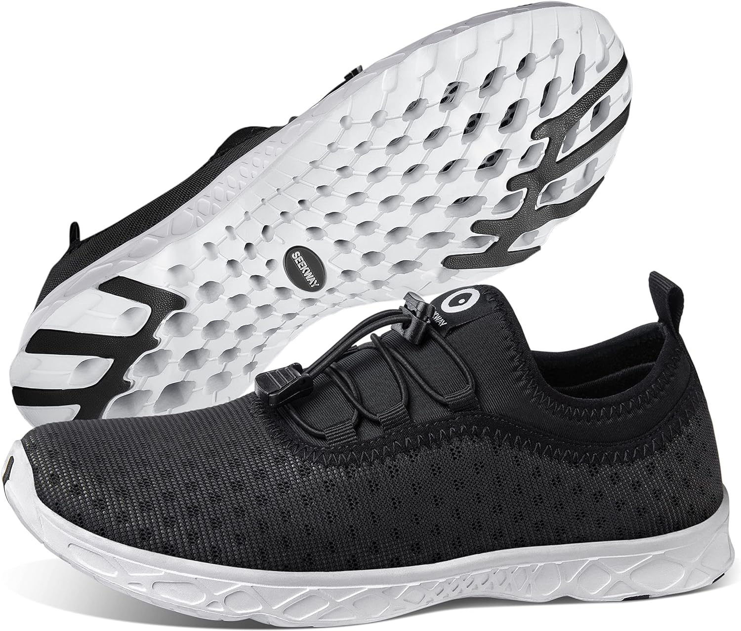 SEEKWAY Mens Womens Water Shoes Quick Dry Barefoot Aqua Shoes Beach Walking Kaya...