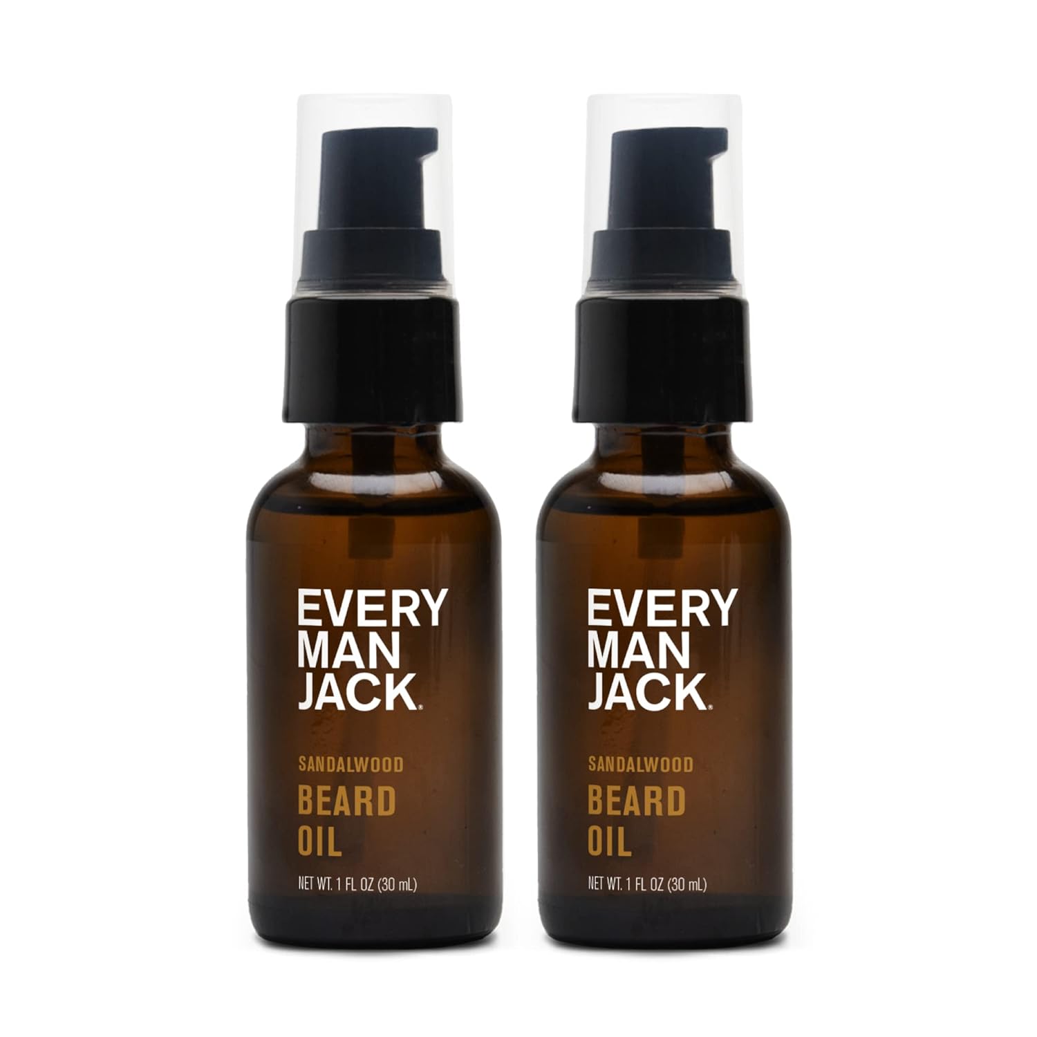 Every Man Jack Sandalwood Beard Oil - Moisturize & Soften Your Beard - Relieve I...