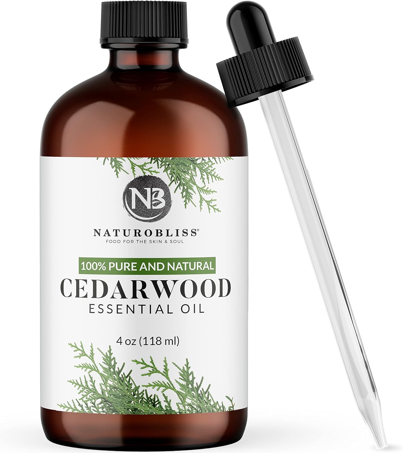 NaturoBliss 100% Pure Cedarwood Essential Oil Therapeutic Grade Premium Quality...