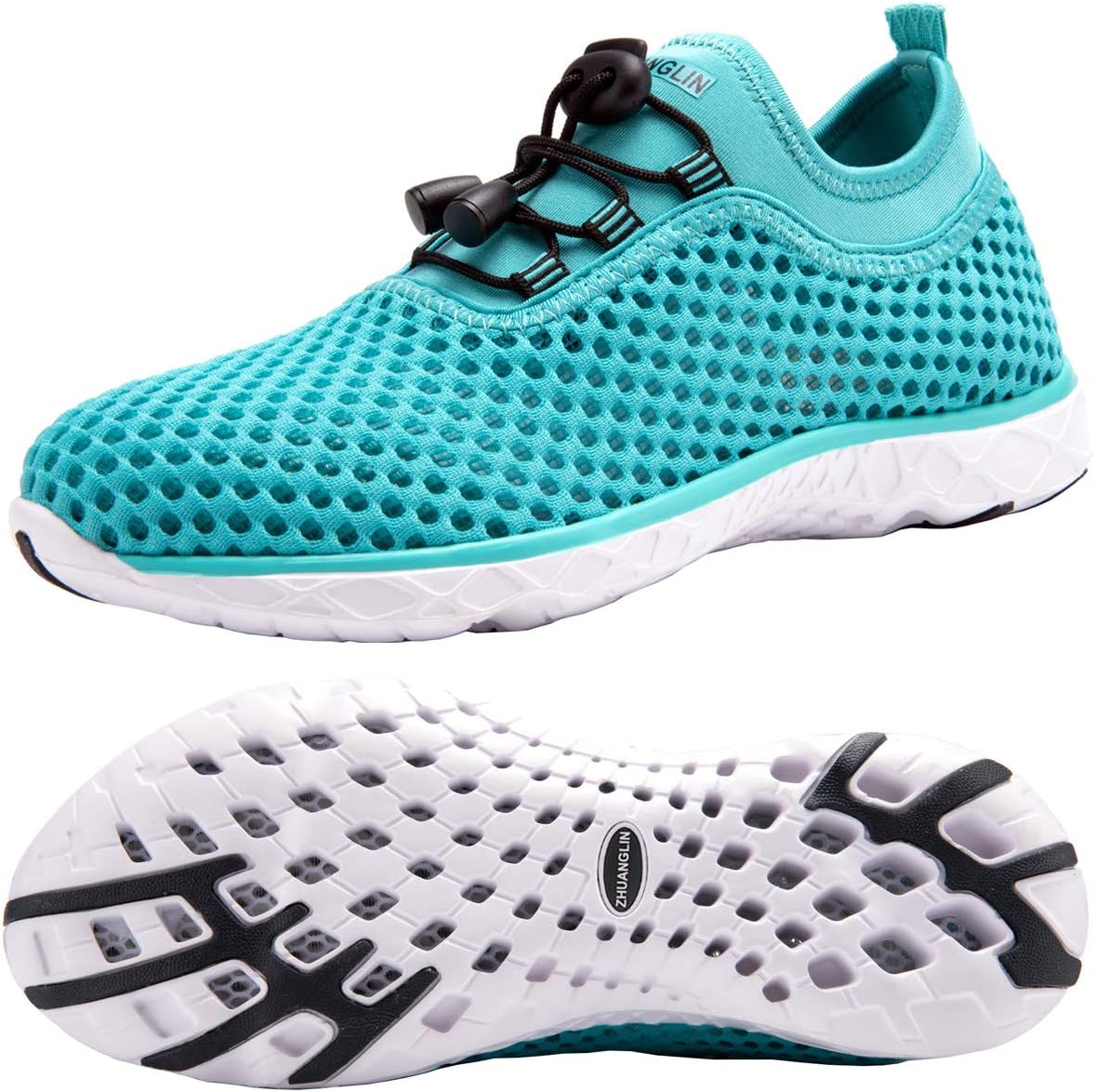 Zhuanglin Men's Quick Drying Aqua Water Shoes 7 A-blue Moon