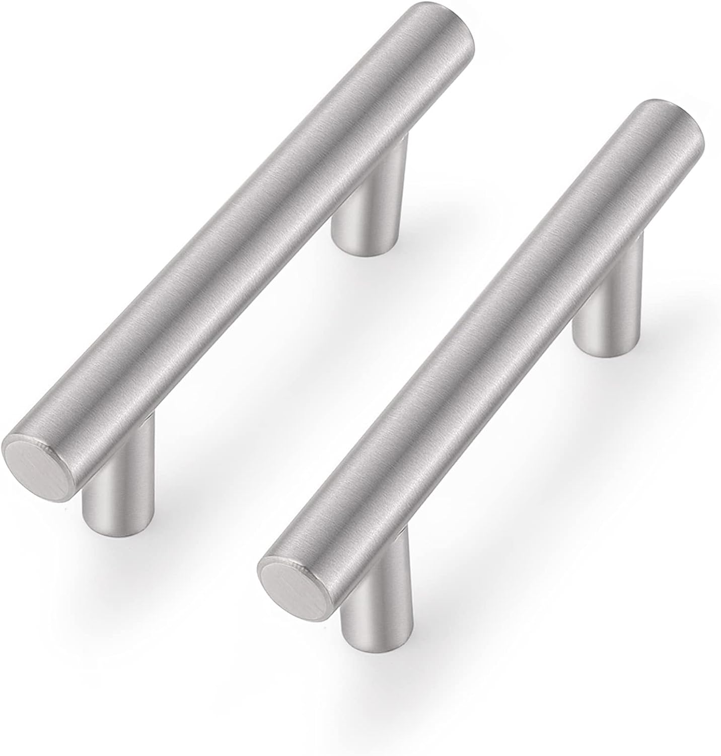 Probrico Brushed Nickel Stainless Steel Kitchen Cabinet T Bar Handle Furniture D...