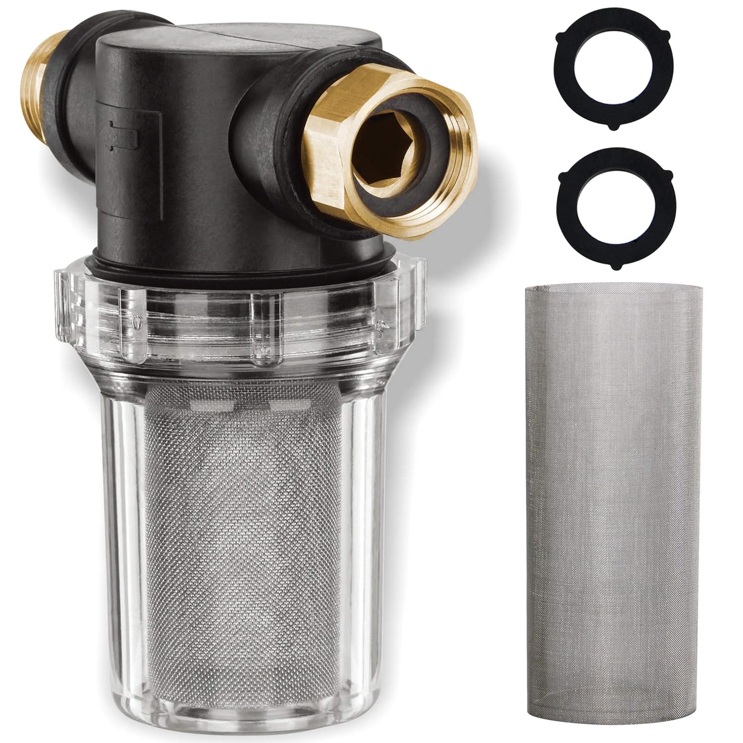 Twinkle Star Hose Filter Attachment Line Water Hose Filter with 100 Mesh and 40...
