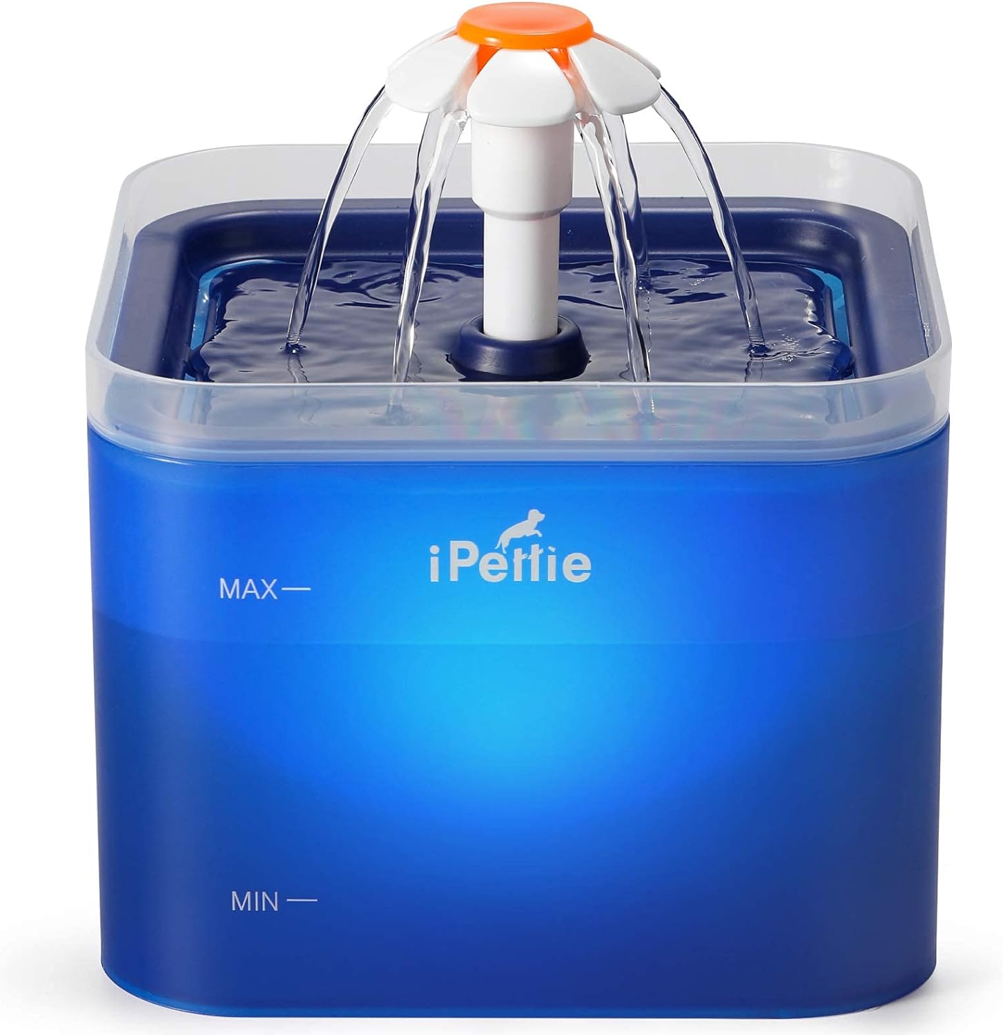 iPettie Neverland Cat Water Fountain with LED Light, 67oz/2.0L, Ultra Quiet Drin...