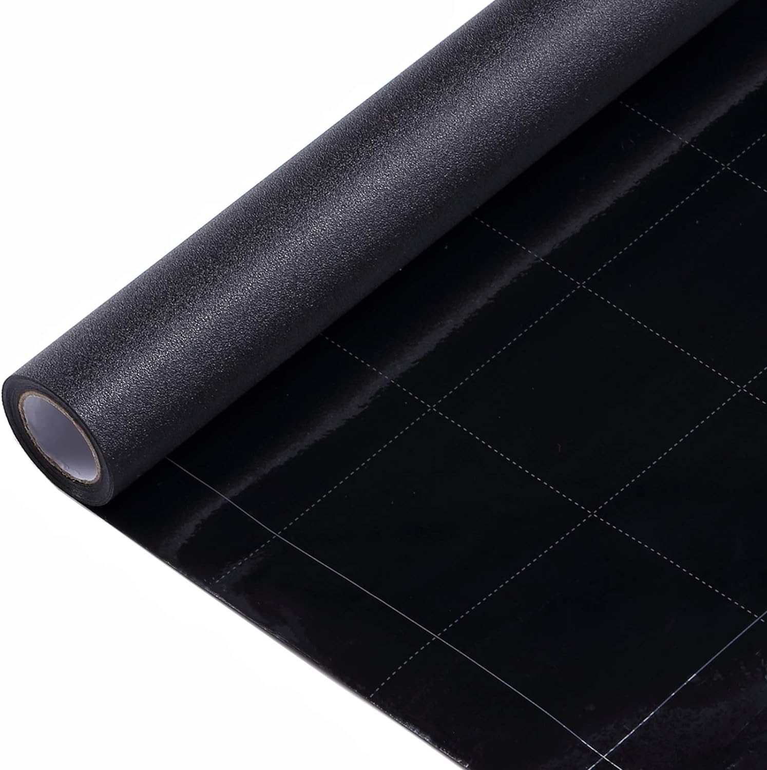VELIMAX Static Cling Total Blackout Window Film Privacy Room Darkening Window Ti...
