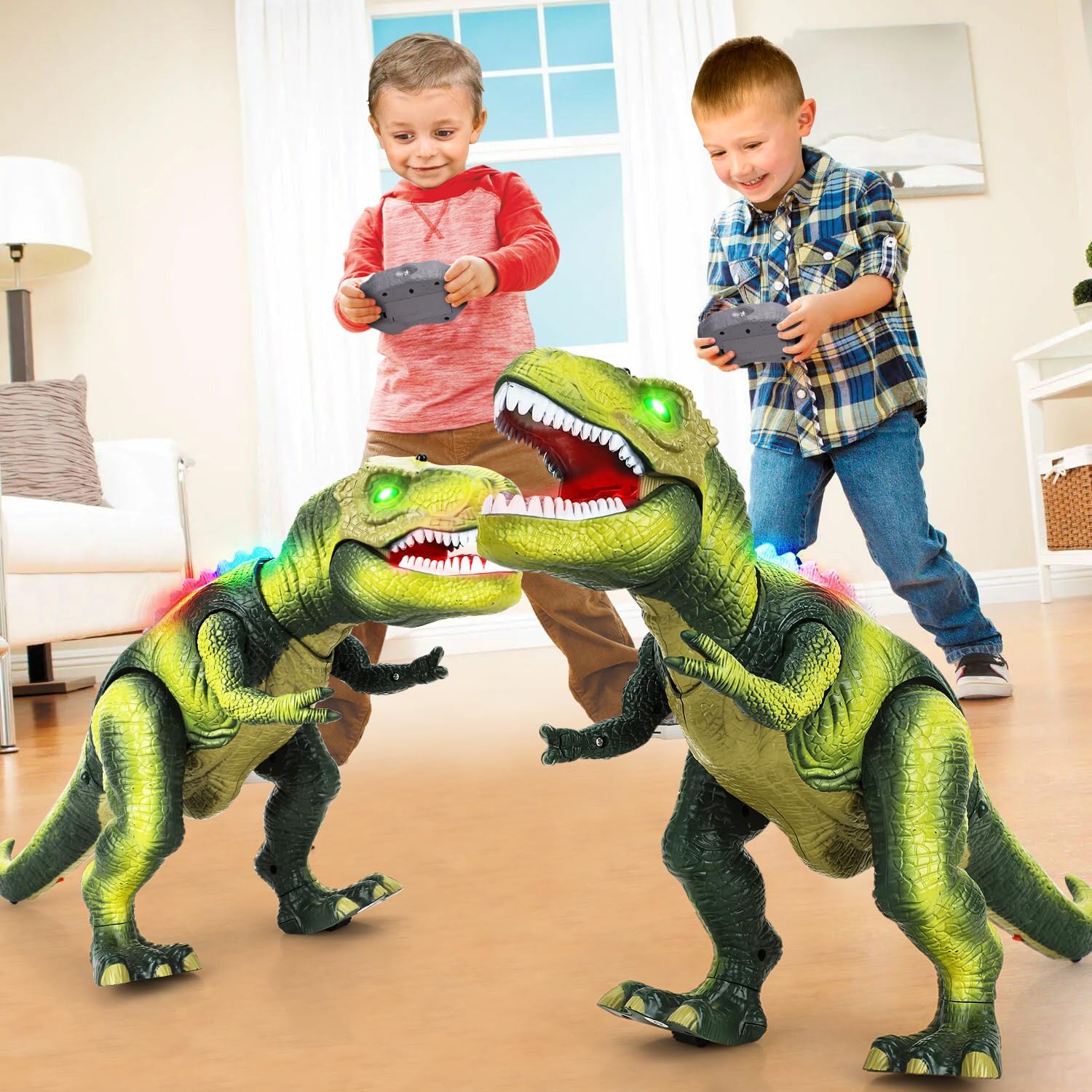 STEAM Life Remote Control Dinosaur Toys for Kids 3-5, T Rex Dinosaur Toys for Ki...