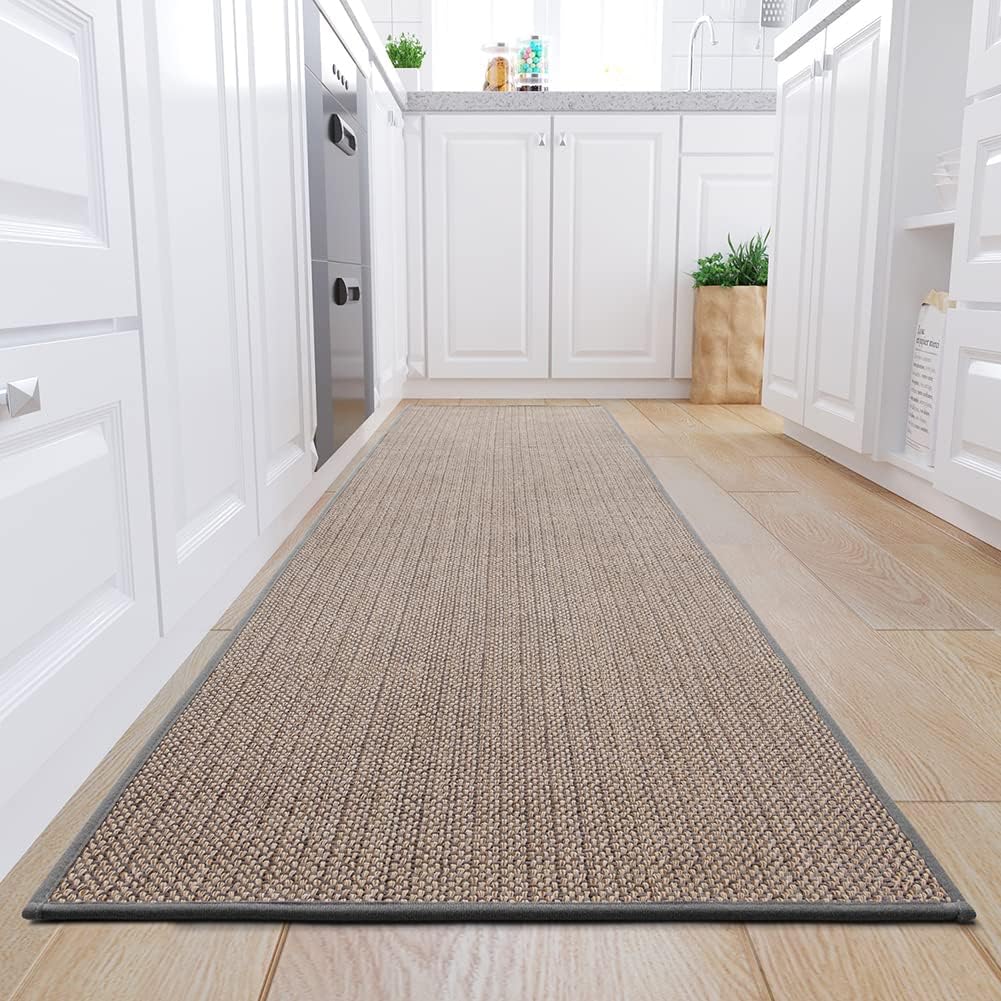 Kitchen-Runner Rugs 1.6' x 8' Non Skid Washable Hallway Runner-Rugs, Kitchen Run...