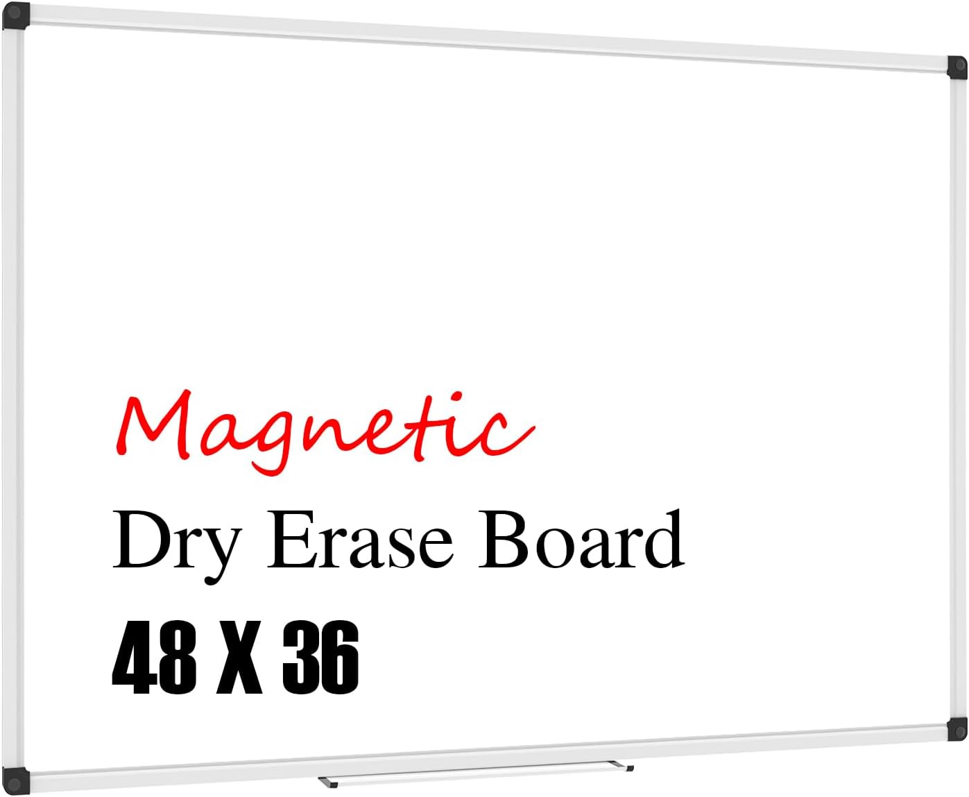 XBoard Magnetic Whiteboard 48 x 36, White Board 4 x 3, Dry Erase Board with Deta...