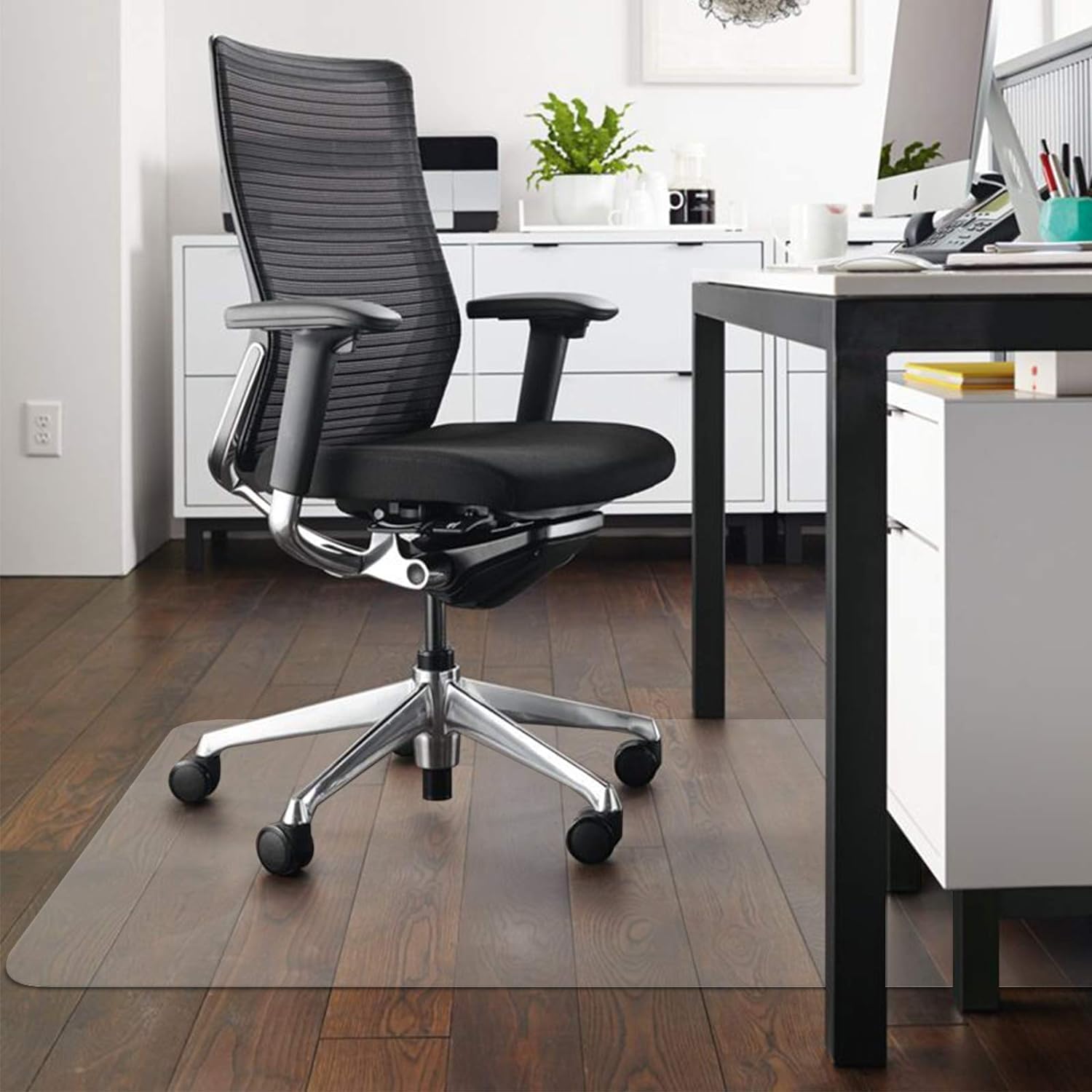Azadx Office Chair Mat for Hardwood Floor Clear Chair Mat for Easy Glide and Pro...