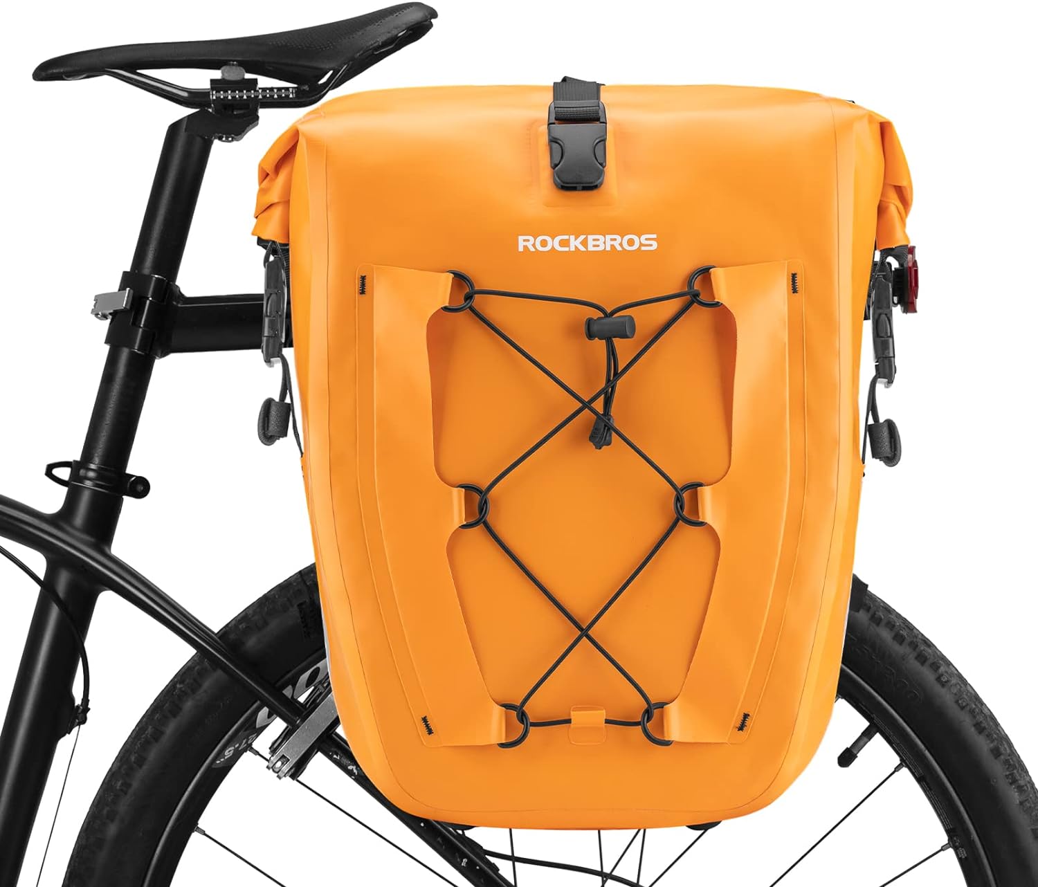 ROCKBROS Bike Panniers Waterproof Bike Rear Rack Bag Max 30L Large Capacity Bike...