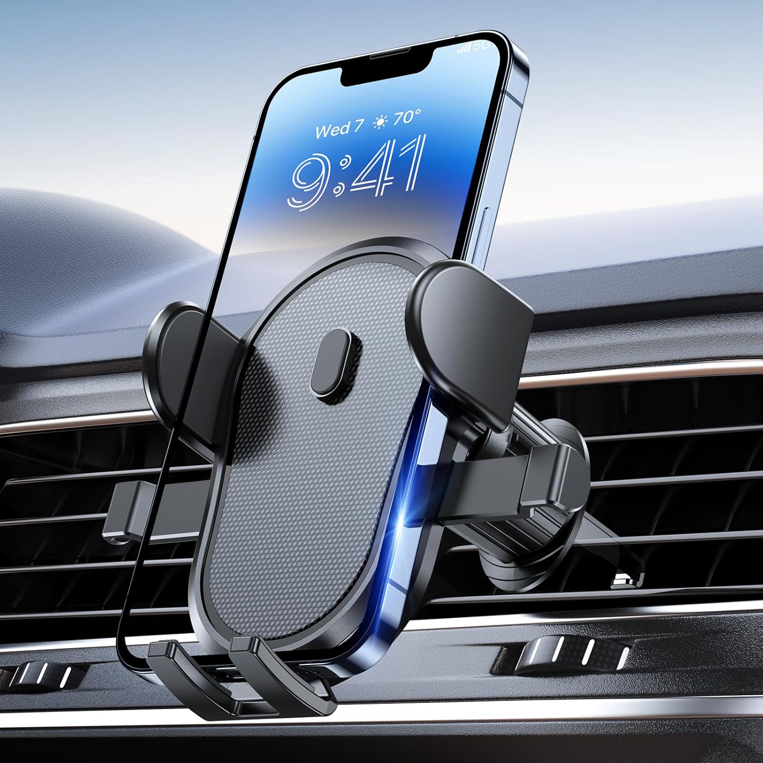 Miracase Car Vent Phone Mount, Universal Cell Phone Car Mount [Upgraded Vent Cli...