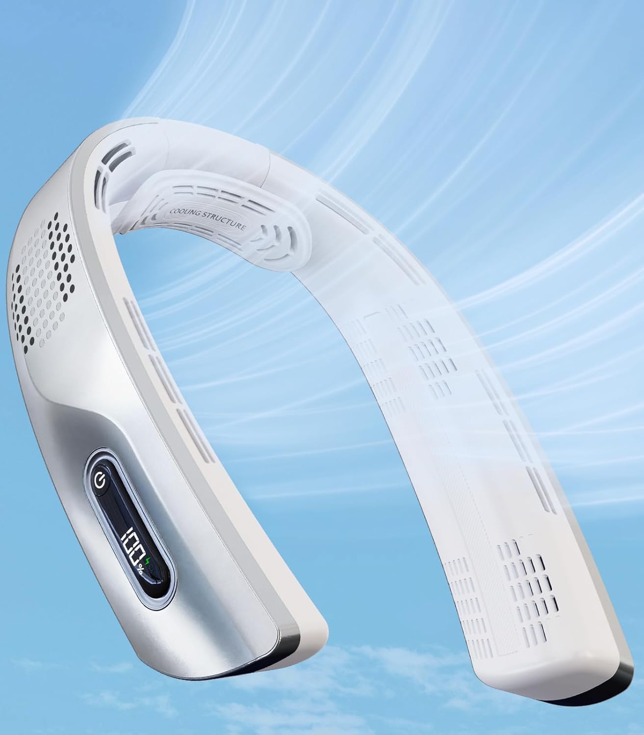 BEYYON Neck Fan-7000mAh Portable Neck Fan, 18H Wearable Personal Fan Airflow Coo...