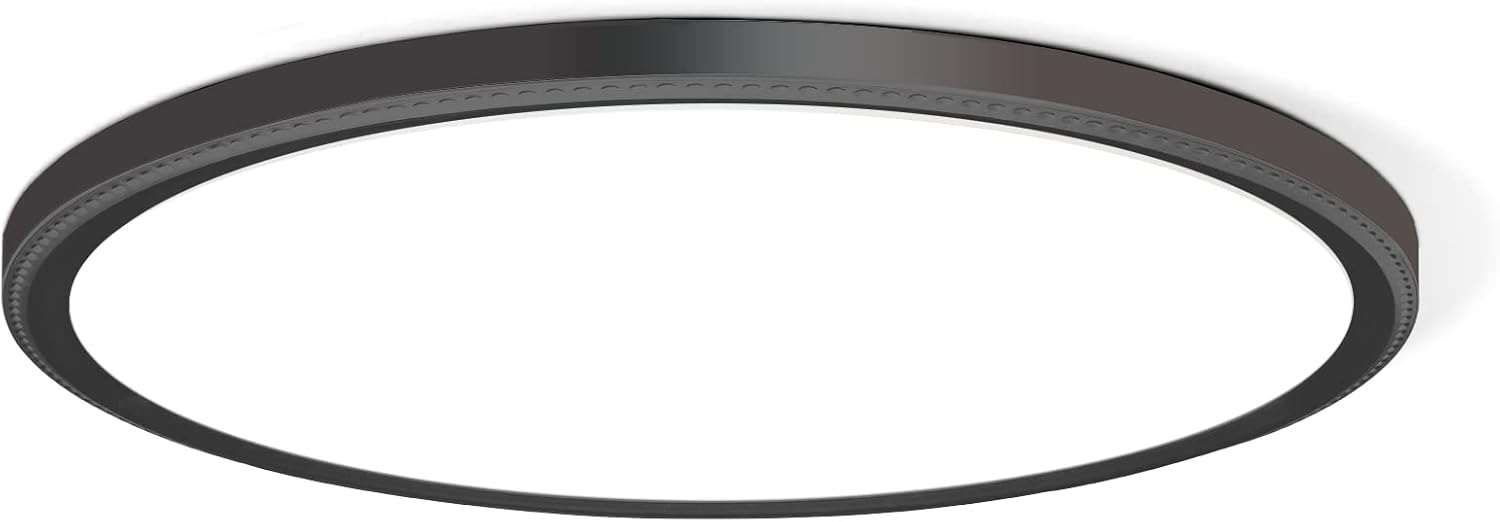 3200lm LED Flush Mount Ceiling Light, Super Slim 12 inch LED Ceiling Light, 5000...