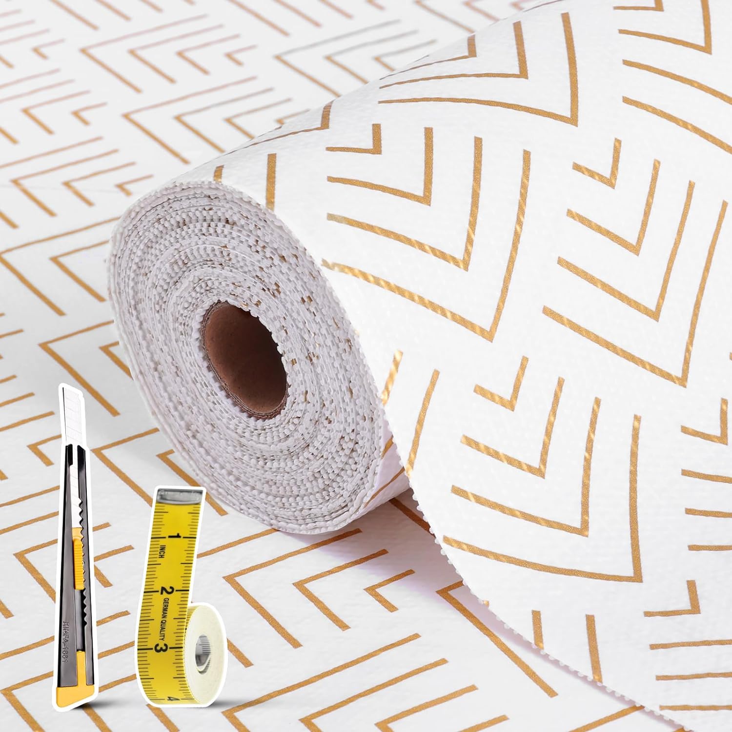 Shelf Liner for Kitchen Cabinets Non Adhesive Drawer Liner 12 inche x 20 feet Go...