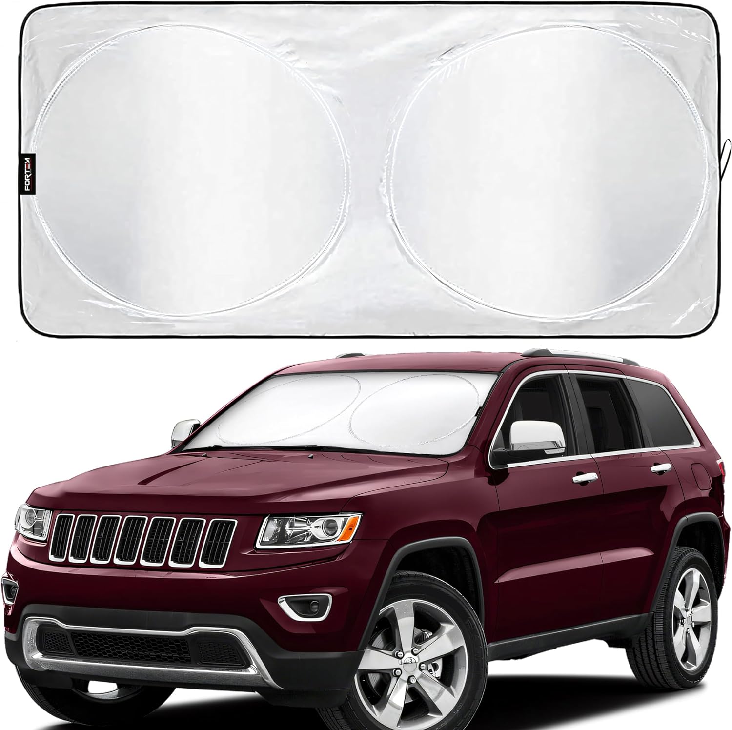 FORTEM Car Sun Shade for Windshield, Sun Visor Front Windshield Sunshade, Windsh...
