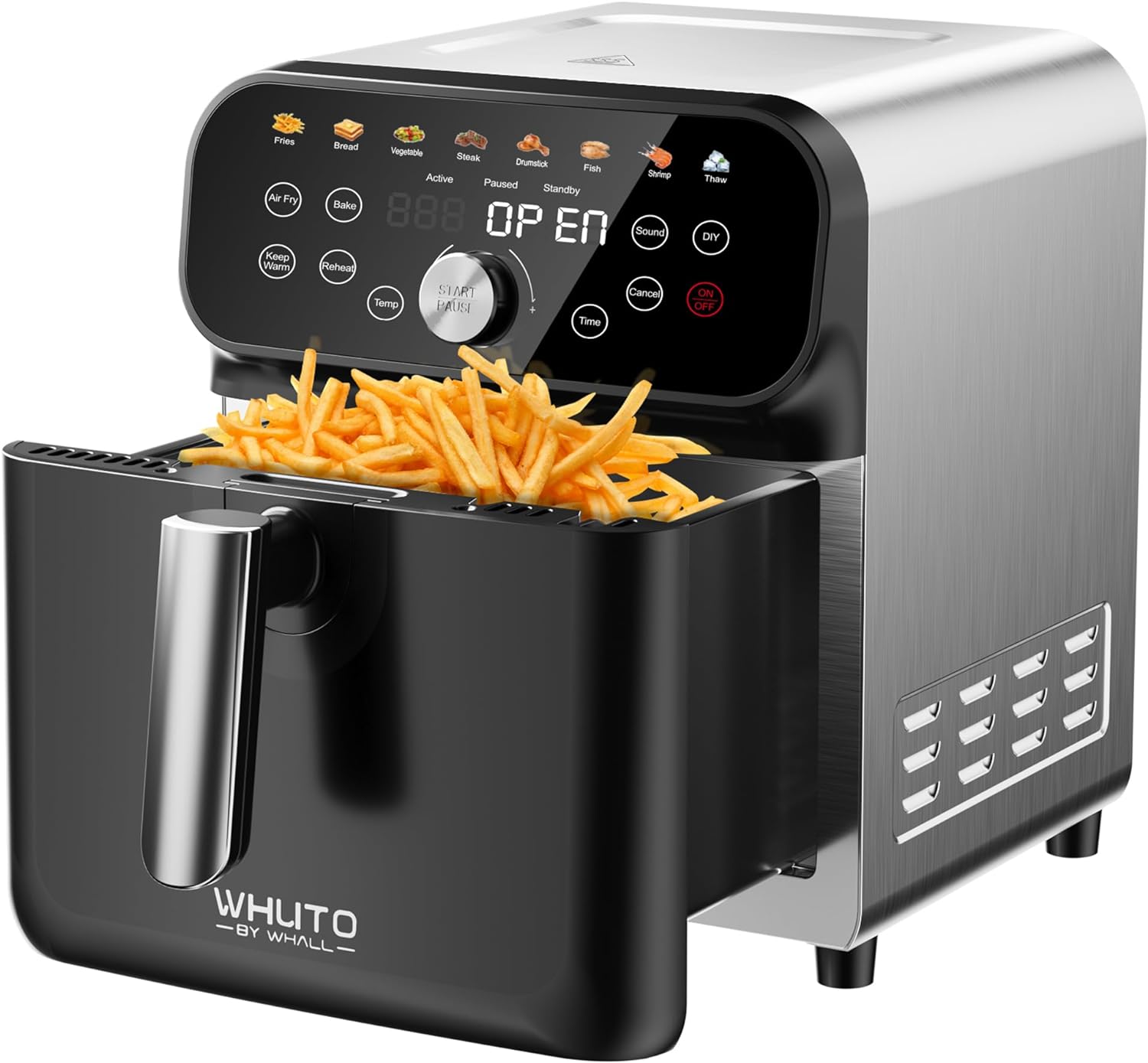 Air Fryer, 6.2QT Air Fryer Oven with LED Digital Touchscreen, 12 Preset Cooking...