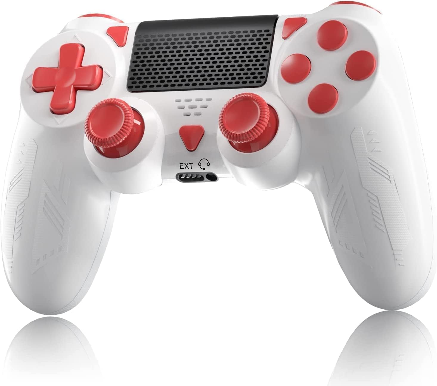 Gamrombo Wireless Controller for ps4 White Gamepad Compatible for Ps4 Pro/Slim/P...