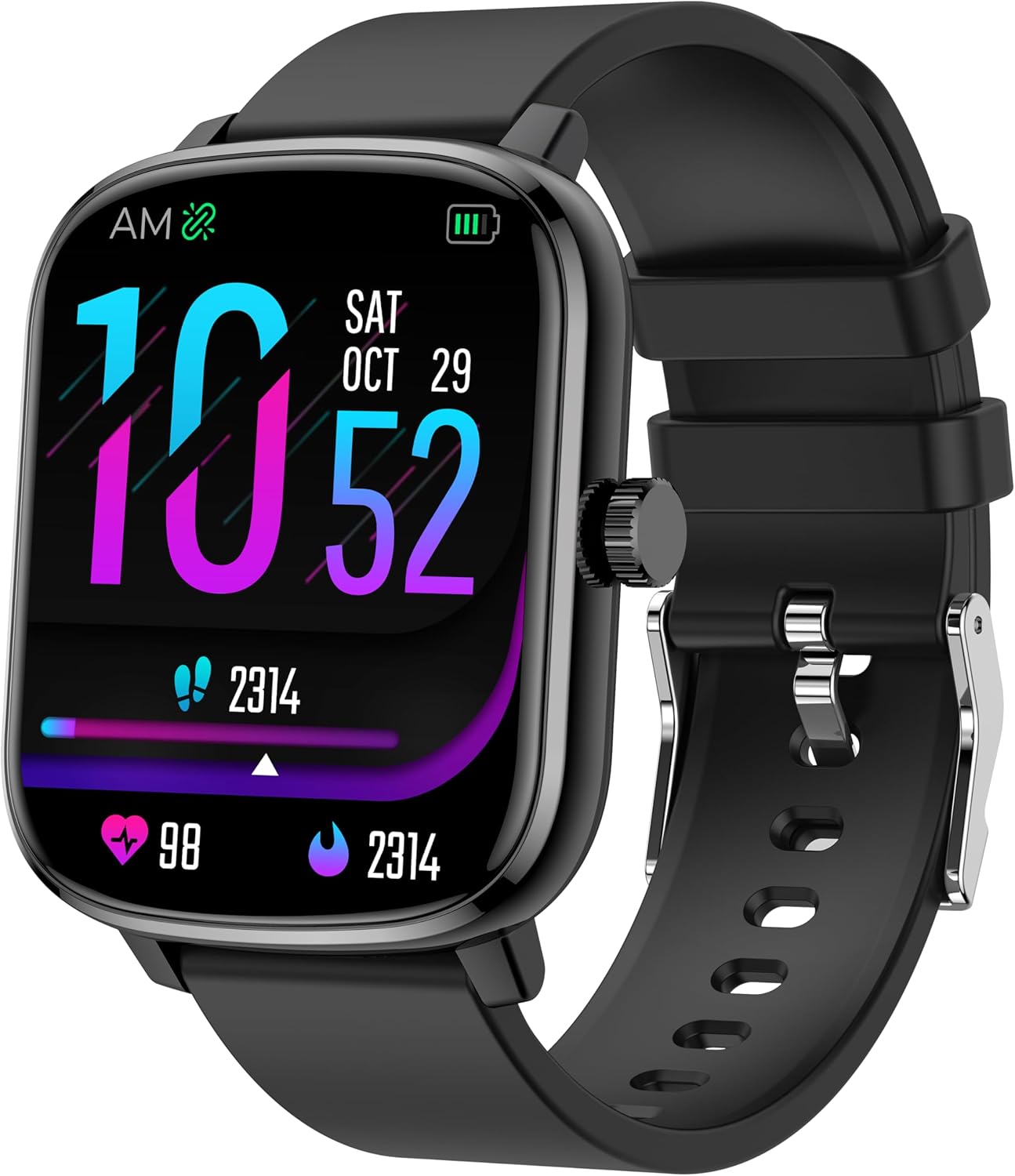 Popglory Smart Watch for Women Men Kids, 1.69" Smartwatch, 48mm Fitness Tracker...