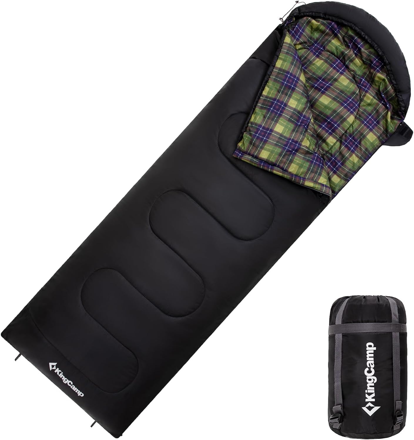 KingCamp Sleeping Bags for Adults，3 Season Sleeping Bag，Lightweight，Water rep...