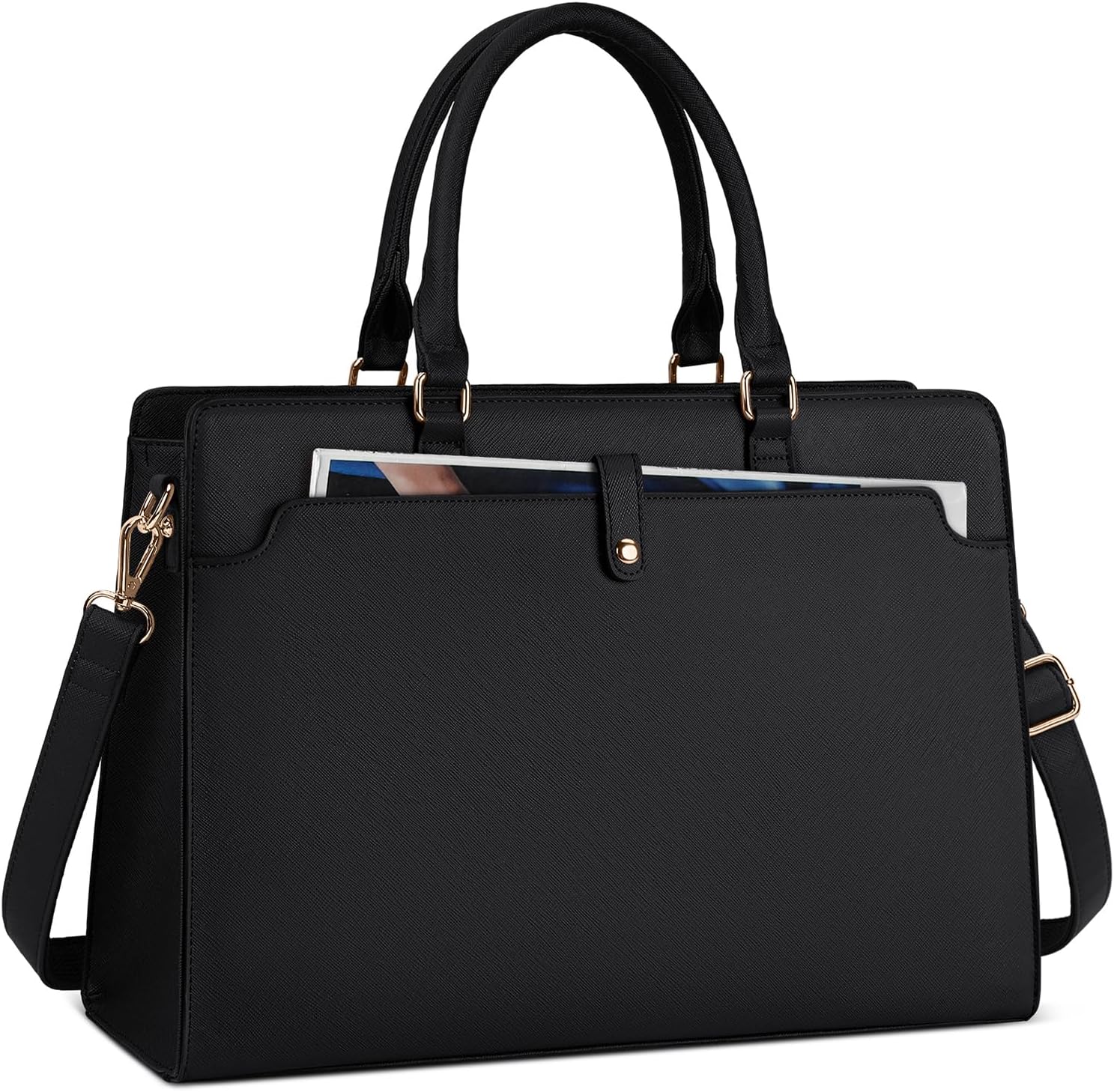NUBILY Laptop Bags for Women 15.6 Inch Ladies Tote Bag Leather Laptop Handbag De...