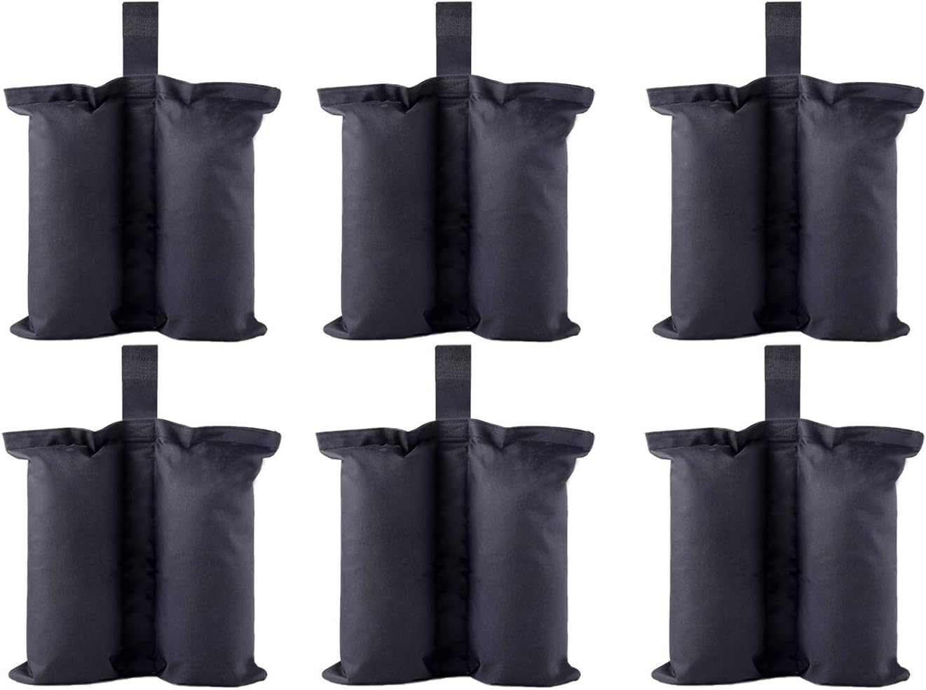 YELAIYEHAO 6 PCS Weights Bag for Pop up Canopy Tent Weighted Feet Bag Sand Bag (...