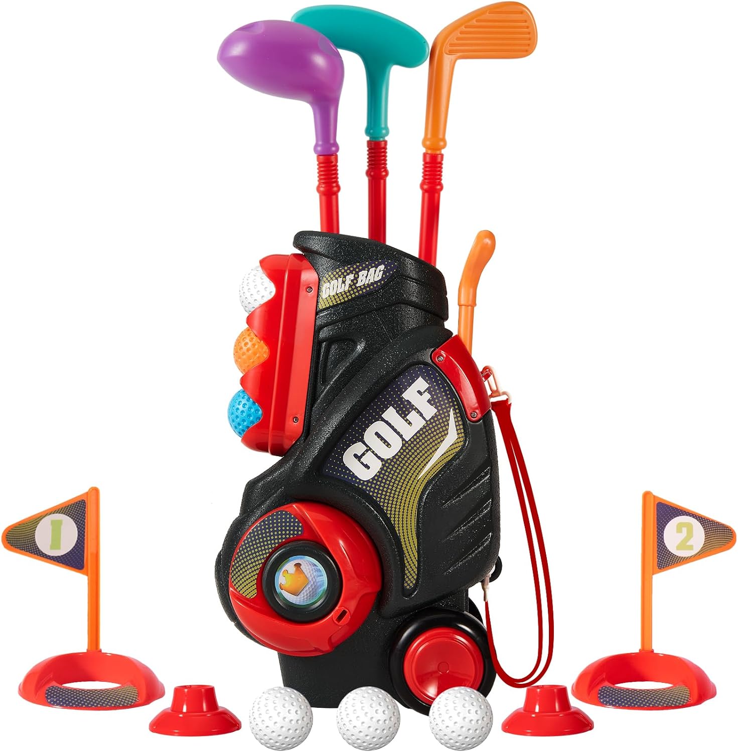 HYAKIDS Golf Set for Kids, Outdoor Garden Games To...