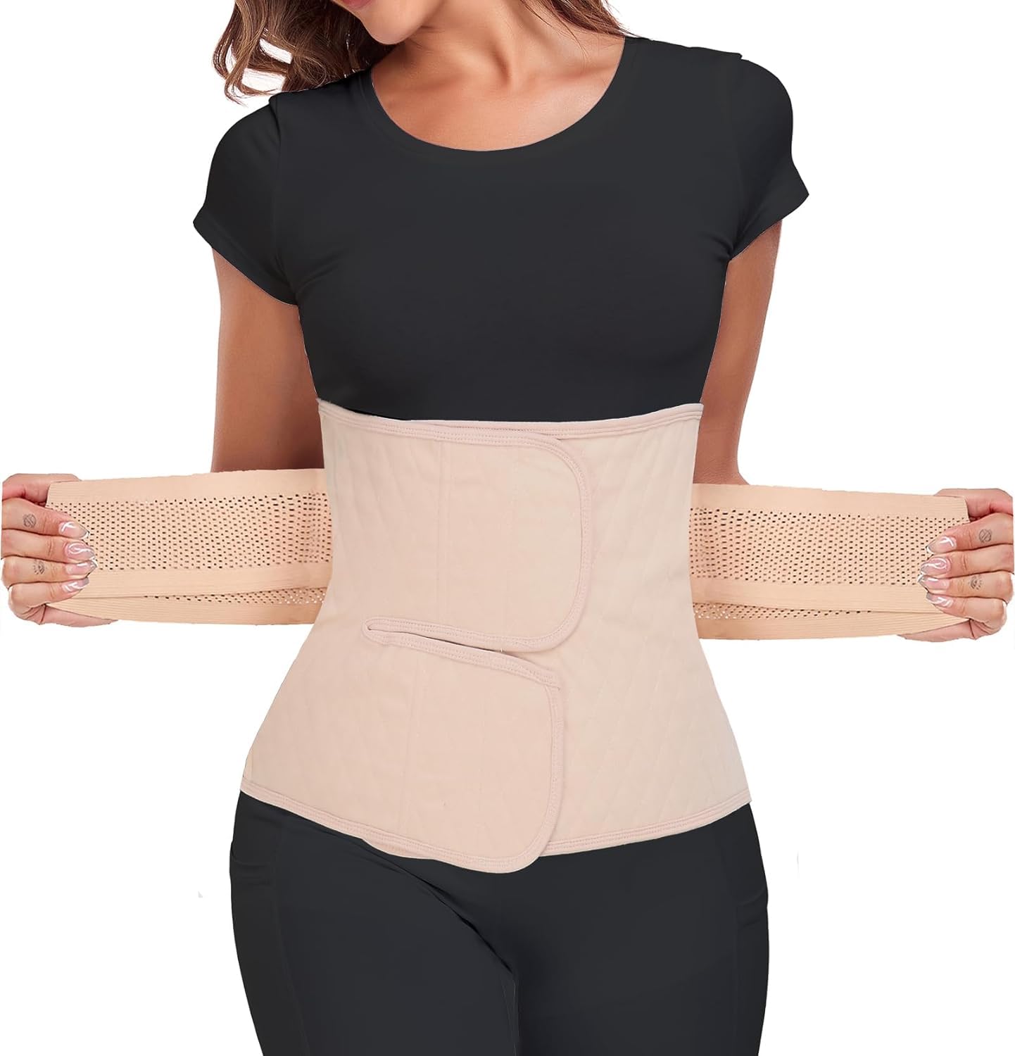 MAMODY Postpartum Belly Wrap – c section recovery belt, post partum women belly...
