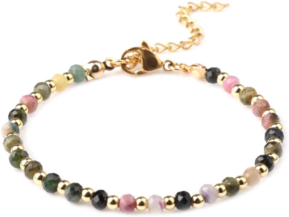 Chakra Bracelets for Women Crystal Bracelet Anxiety Bracelet Crystals Ankle Brac...