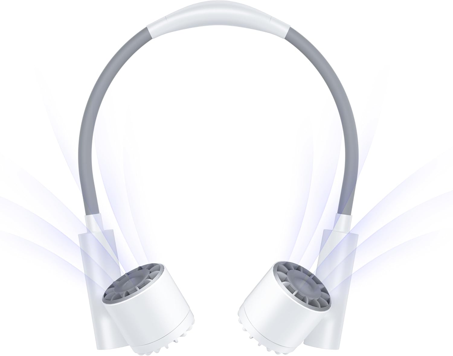 Portable Neck Fan - Rechargeable Hanging Neck Fans for Women, 3600mAh Foldable B...