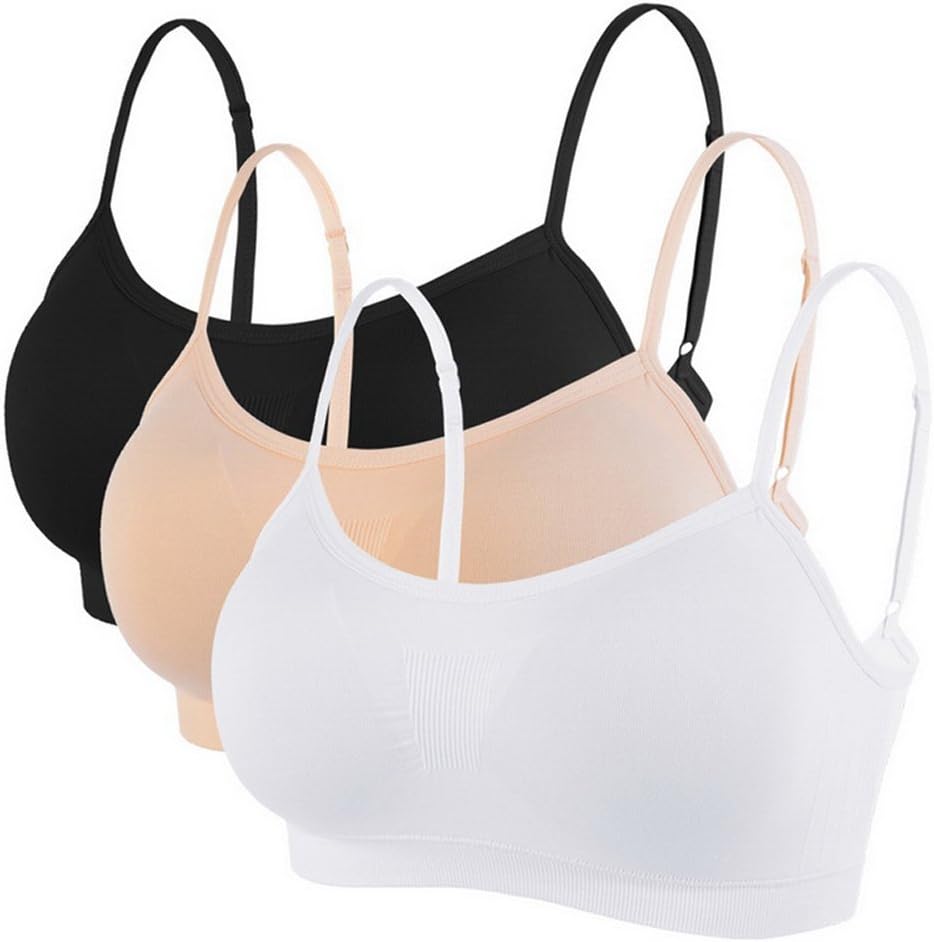 Litthing Women Sports Bra Seamless Comfort Bras Padded Ladies Tops Adjustable St...