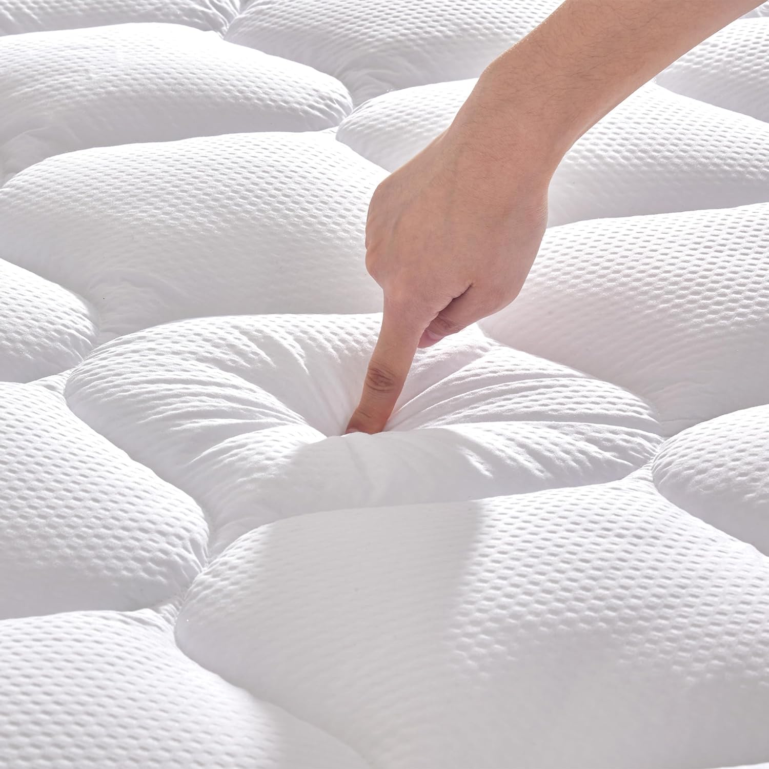 SONIVE Mattress Protector Double Bed,Bedding Quilted Mattress Protector Double B...
