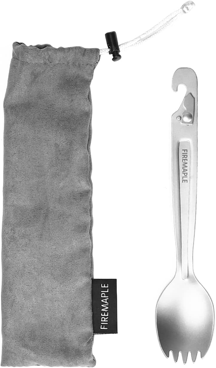 Fire-Maple Woodpecker Titanium Spork with Propane/Isobutane Gas Canister Punch |...