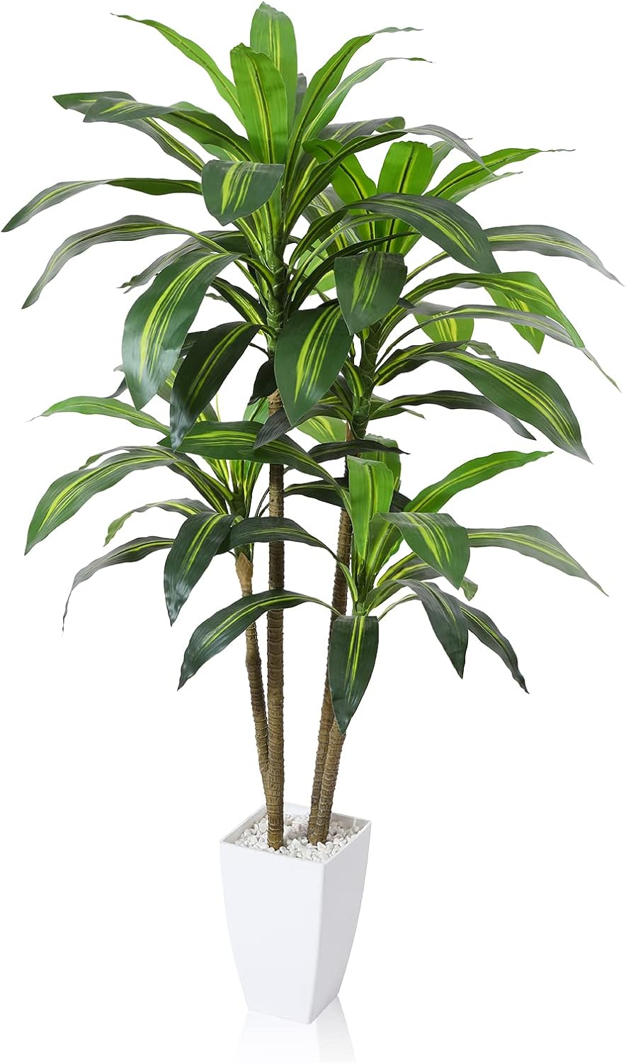 Fopamtri Artificial Dracaena Tree Decorative Plant...