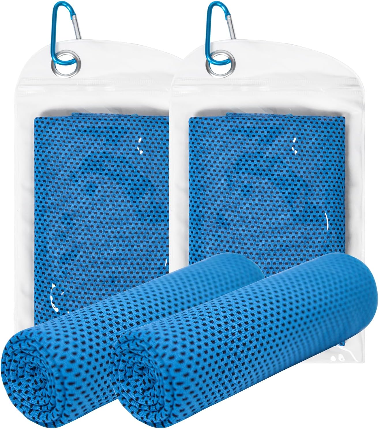 Yoimira 2 Pack Cooling Towel,cool towel for instant cooling relief,ice towel coo...