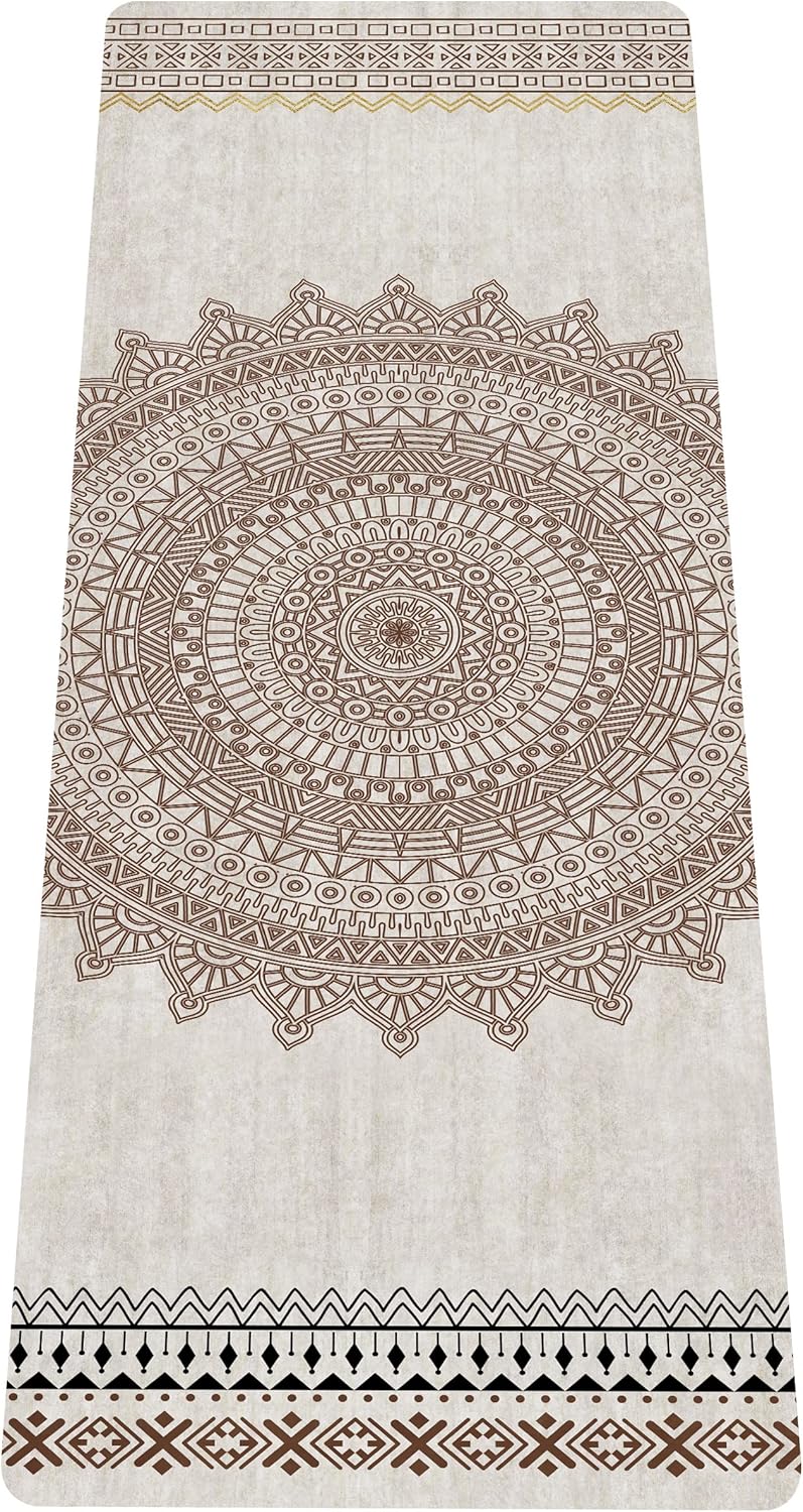 LaiEr TPE Yoga Mat Wide Thick Workout Exercise Mat Professional Floor Mat for Pi...