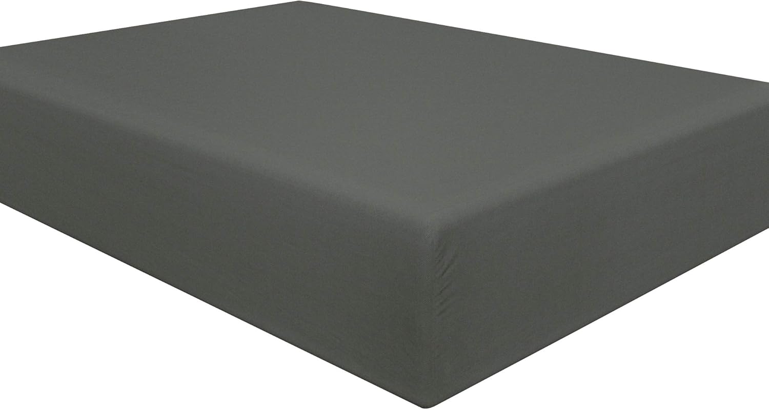 NTBAY 100% Brushed Microfiber Single Fitted Sheet,...