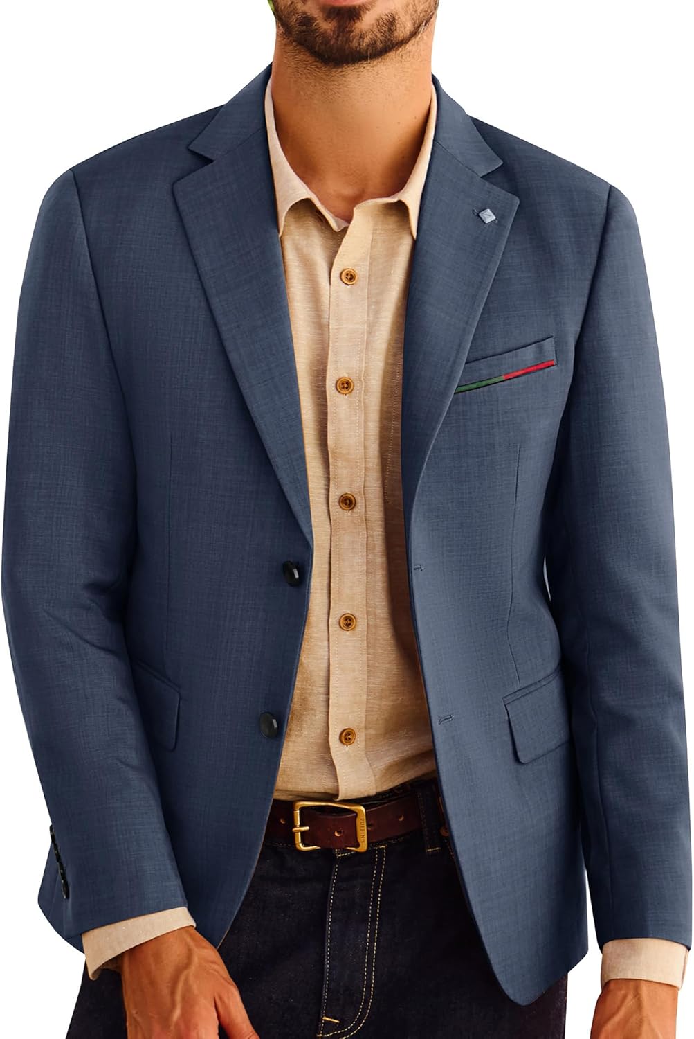 PJ PAUL JONES Men'S Jacket Two Buttons Suits & Blazers Casual Sports Coats XL Da...