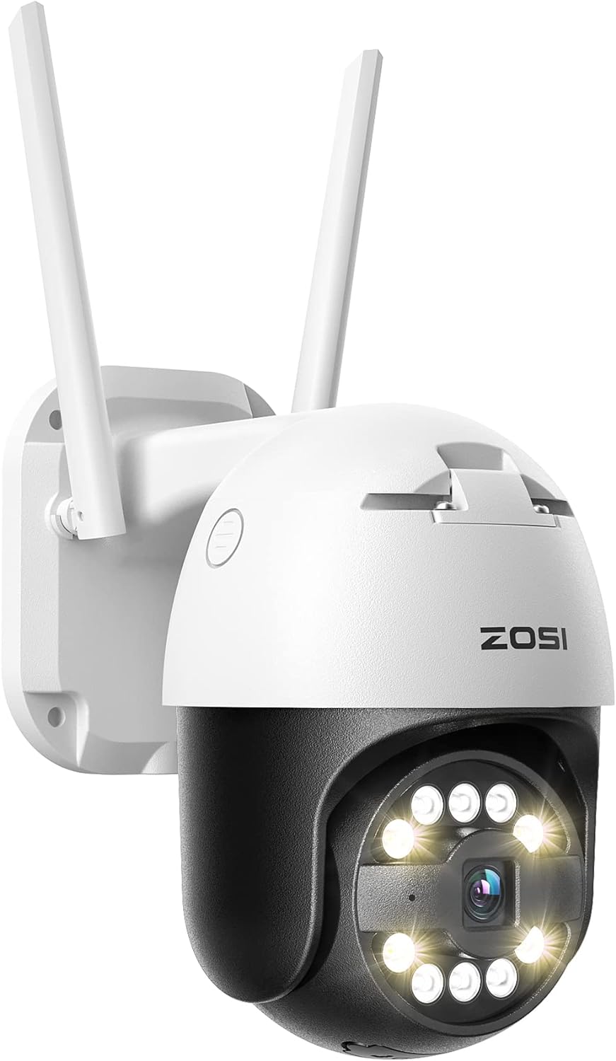 ZOSI 3K WiFi Security Camera Outdoor, 5MP Pan/Tilt Home CCTV Camera with Person...