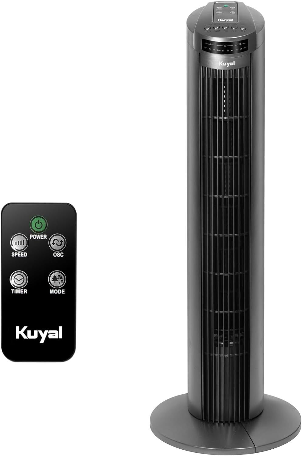 Kuyal Tower Fan, 29-Inch Portable Oscillating Fan, 3 Speed Control, Compact and...