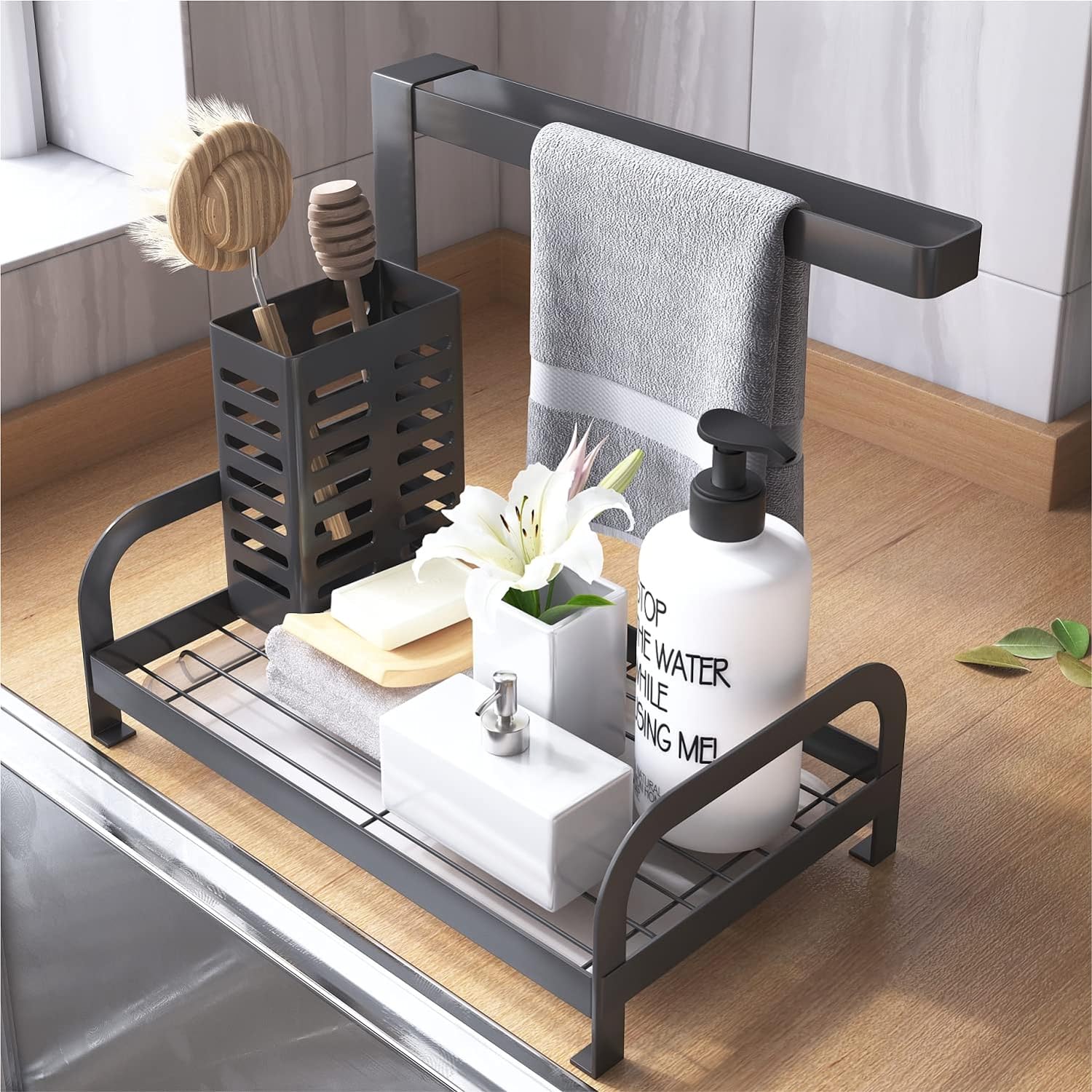 COVAODQ Kitchen Washing up Organiser,Washing up Ca...