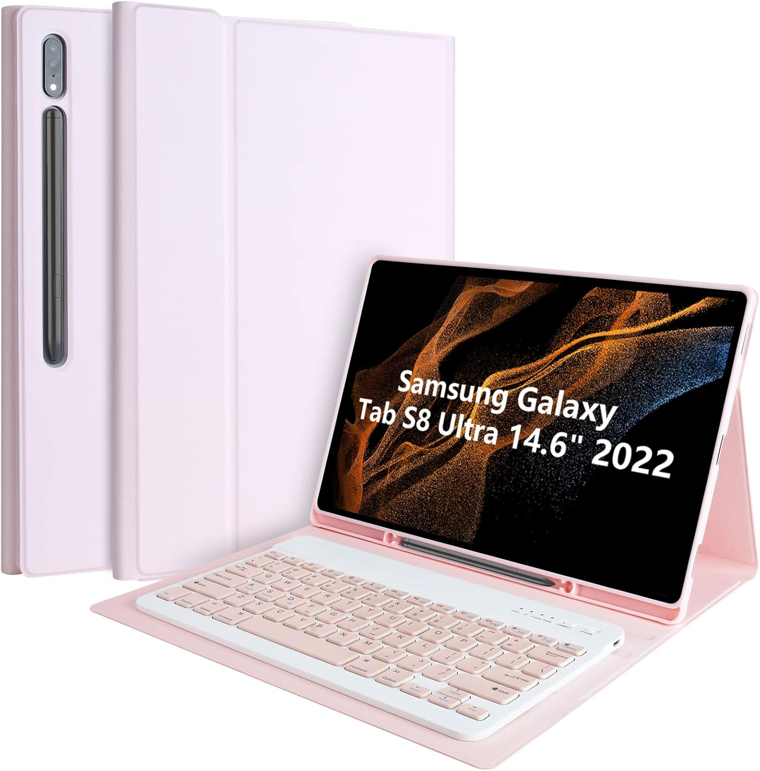 KBCASE Backlit Keyboard Case with Touchpad for Samsung Galaxy Tab S8 Ultra 14.6...