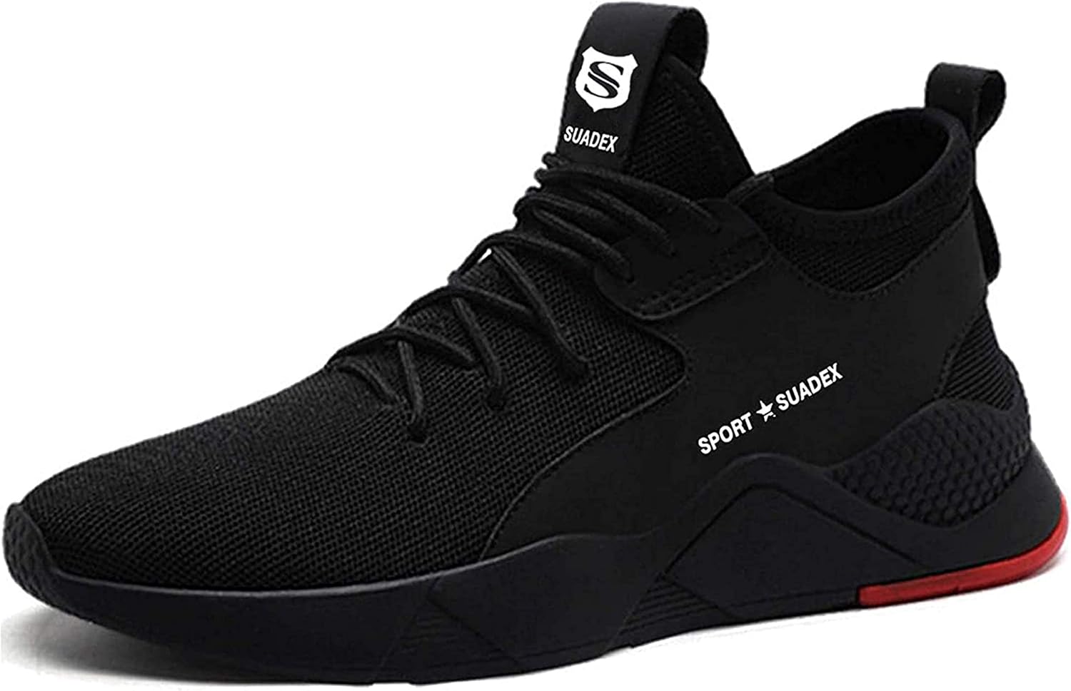 SUADEX Safety Work Shoes Lightweight Steel Toe Cap Trainers Shoes Mens Women Bre...