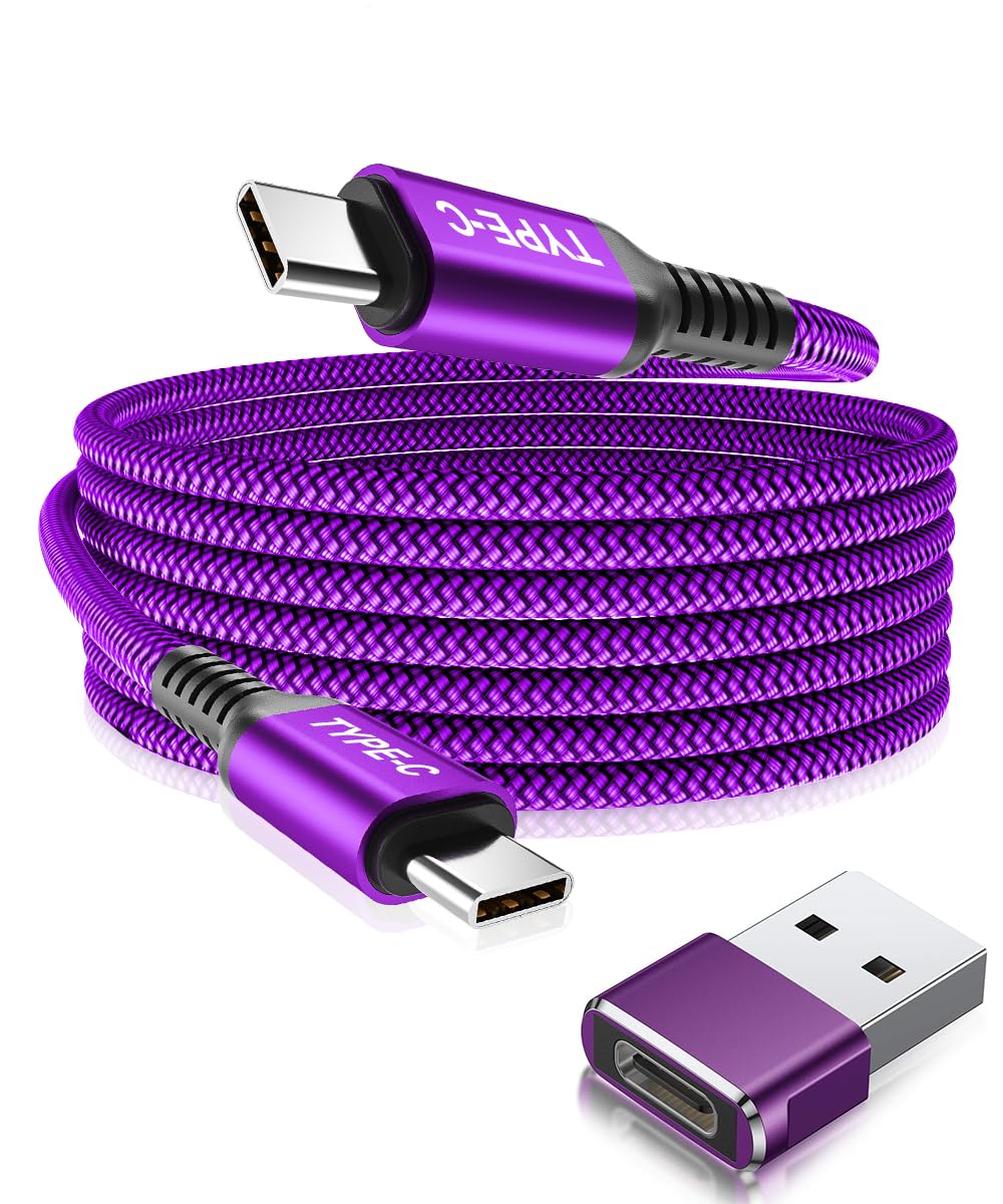 Basesailor USB Type C to C 100W Cable with USB Adapter 4.5M,Power Delivery Fast...