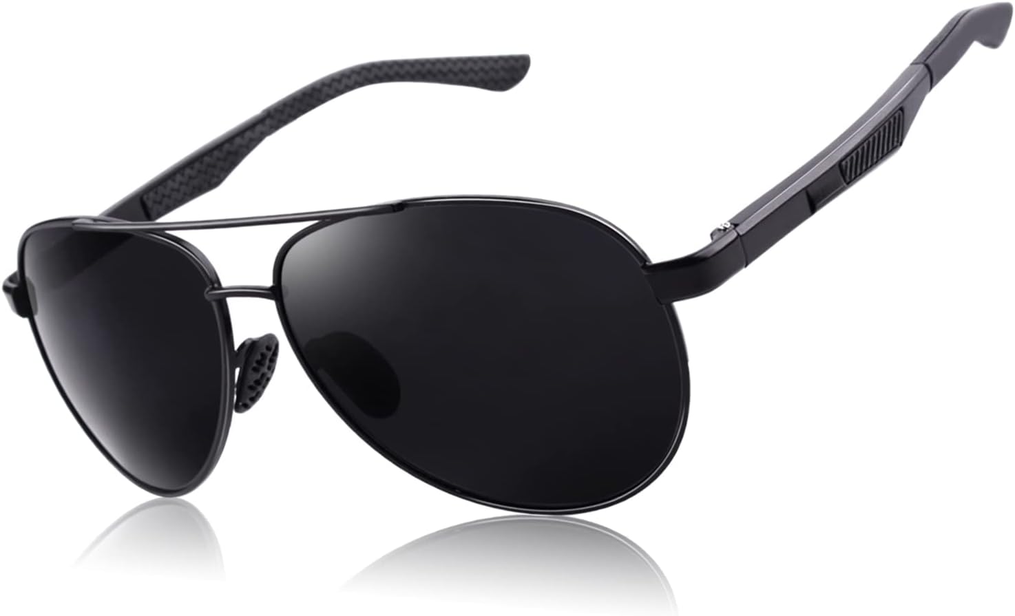 CGID Sunglasses Mens Polarised Premium Al-Mg Alloy Pilot UV400, Flexible Spring...