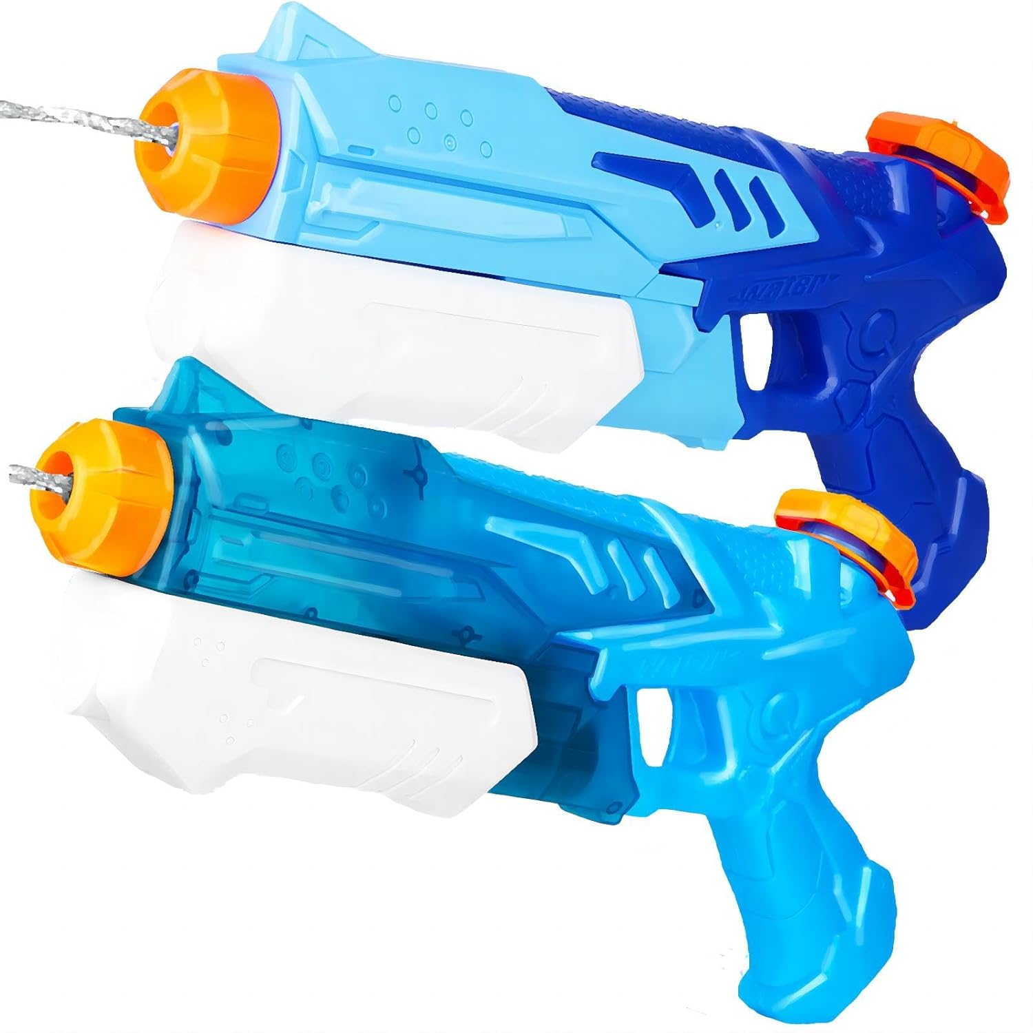 Hanmulee Water Gun for Kids, 2 Pack Water Pistol Gun Soaker Pump, 600ml Squirt G...