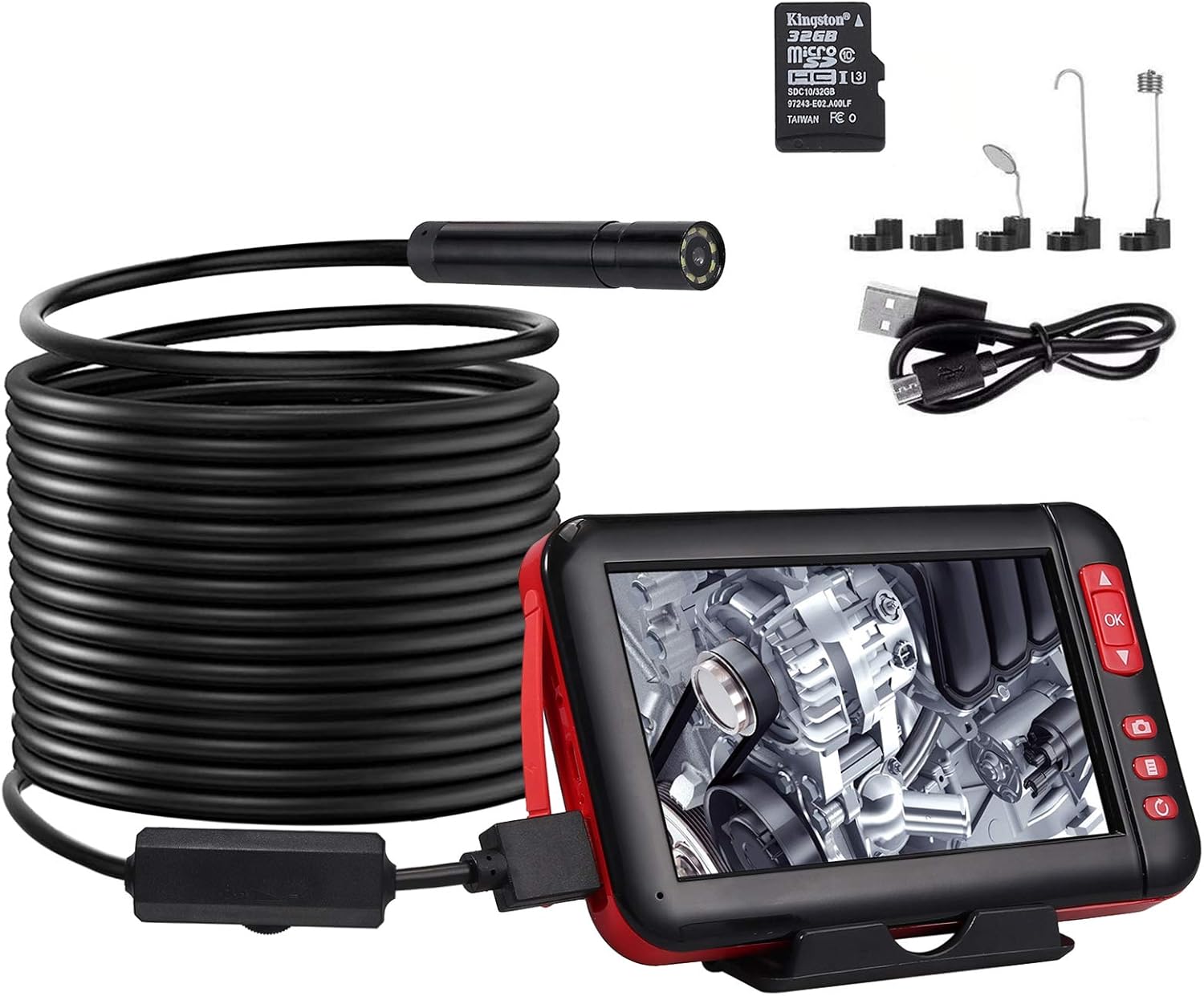 Neoteck Industrial Endoscope Inspection Camera HD...