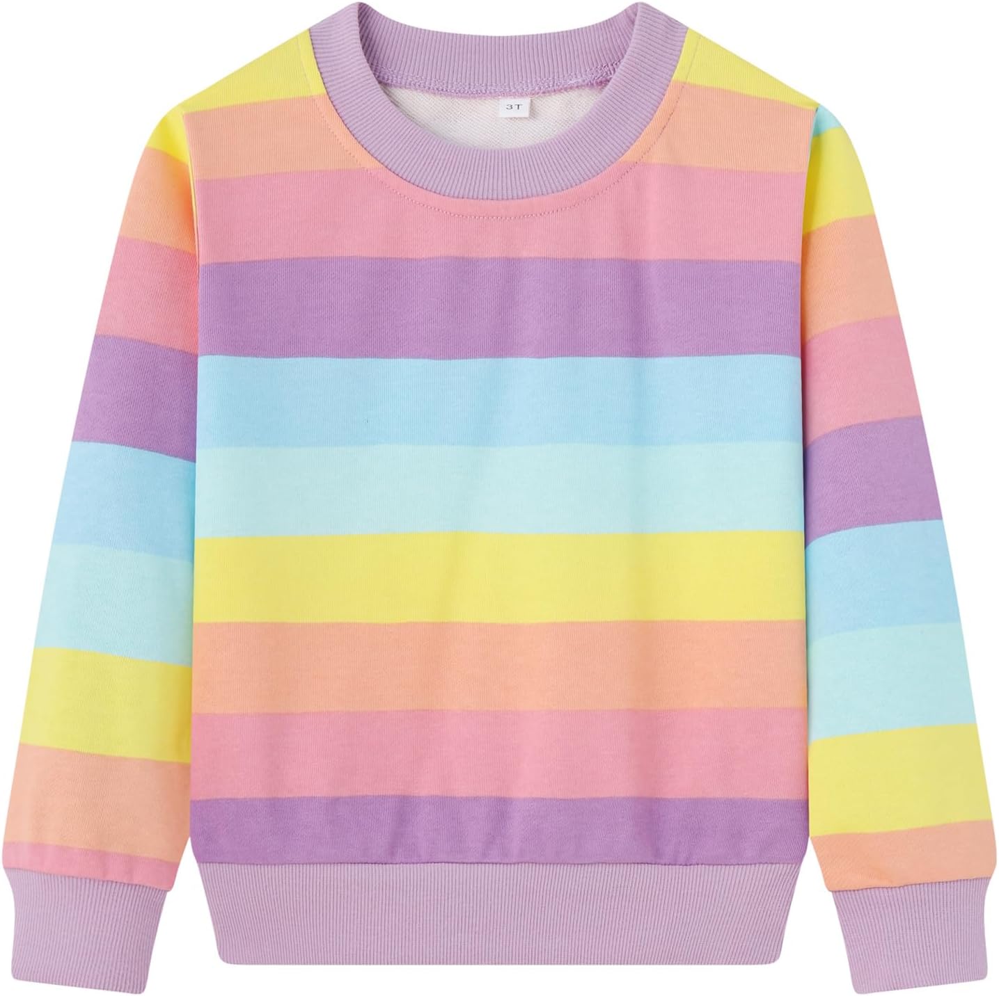 Little Girls Sweatshirt Long Sleeve Cotton Jumper Casual Kids Christmas Shirt To...