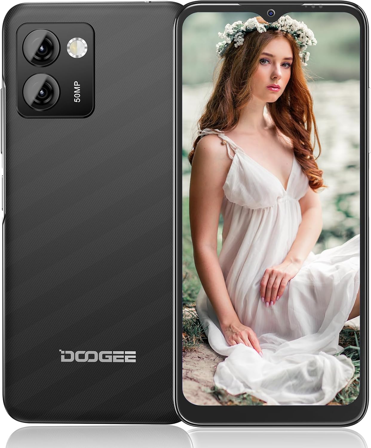 DOOGEE N50 Pro Mobile Phones，20GB + 256GB/1TB TF Android 13 Smartphone, 6.52" H...