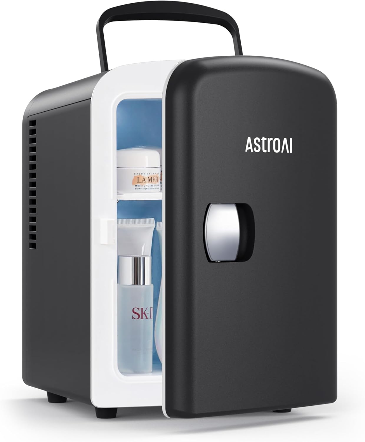 AstroAI Mini Fridge 4 Litre, 6 Can Portable AC+DC...