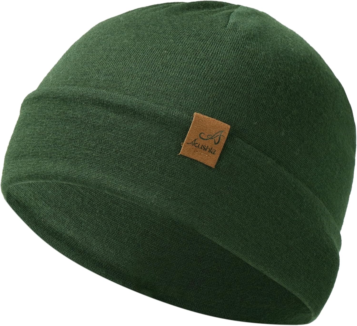 ACUSHLA 100% Merino Wool Cuff Beanie for Men & Women Knitted Winter Hat Unisex W...